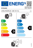 Rydanz Roadster R02 245/45 R18 100W XL Eurolabel