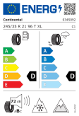 Continental VikingContact 7 245/35 R21 96T XL Eurolabel