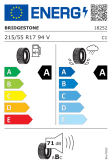 Bridgestone Turanza T005 215/55 R17 94V AO Eurolabel