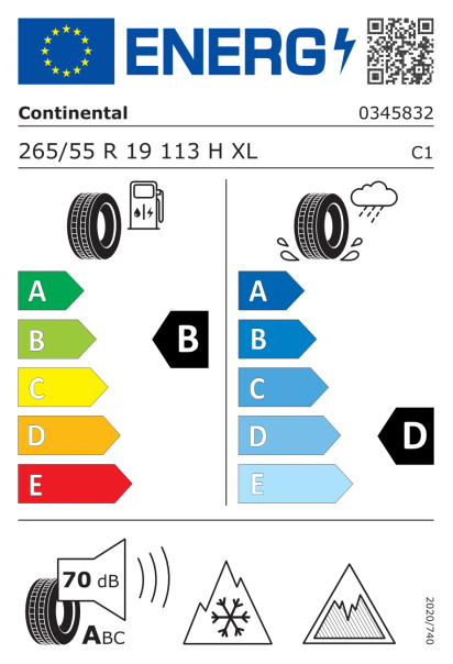 Continental VikingContact 8 265/55 R19 113H XL Eurolabel