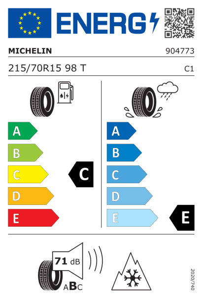 Michelin X-Ice XI3 215/70 R15 98T Eurolabel