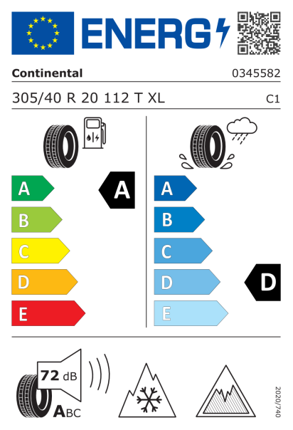 Continental VikingContact 8 305/40 R20 112T XL Eurolabel