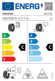 Tracmax X-privilo S360 265/55 R19 113T XL Eurolabel