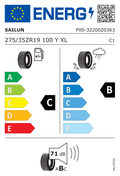 Sailun Atrezzo ZSR 2 275/35 R19 100Y XL Eurolabel