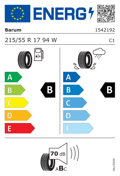 Barum Bravuris 6 215/55 R17 94W Eurolabel